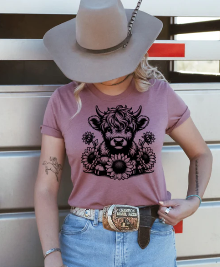 Highland Sunflower T-shirt