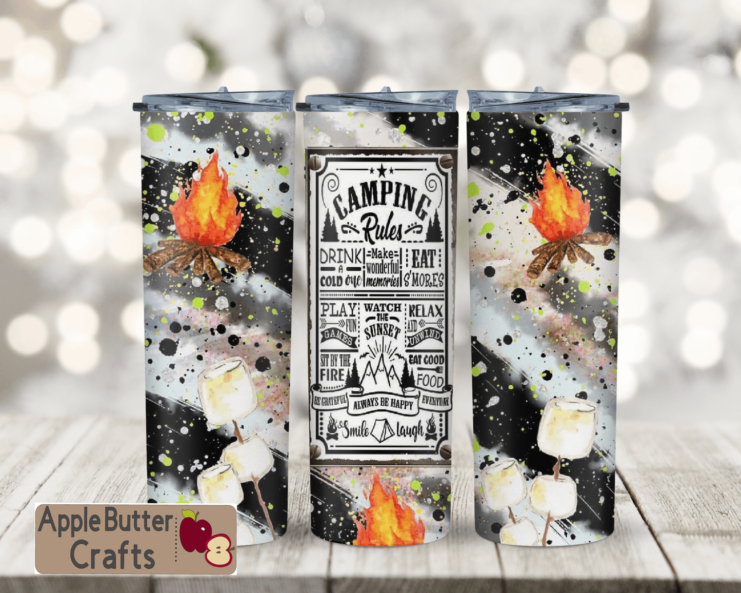 Smore Camping 20oz Tumbler