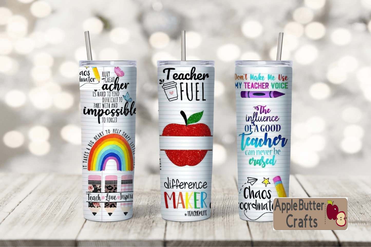 Teacher Fuel - 20oz Tumbler