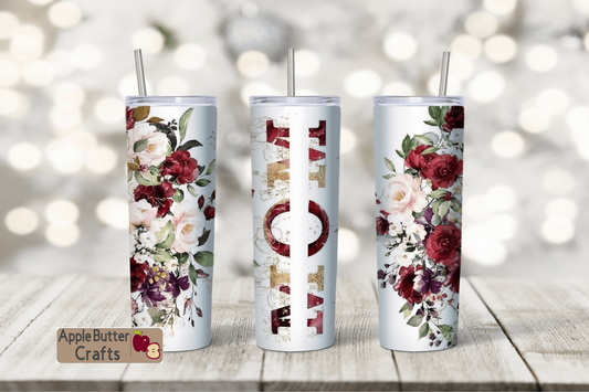 Mom w/ Roses - 20oz Tumbler